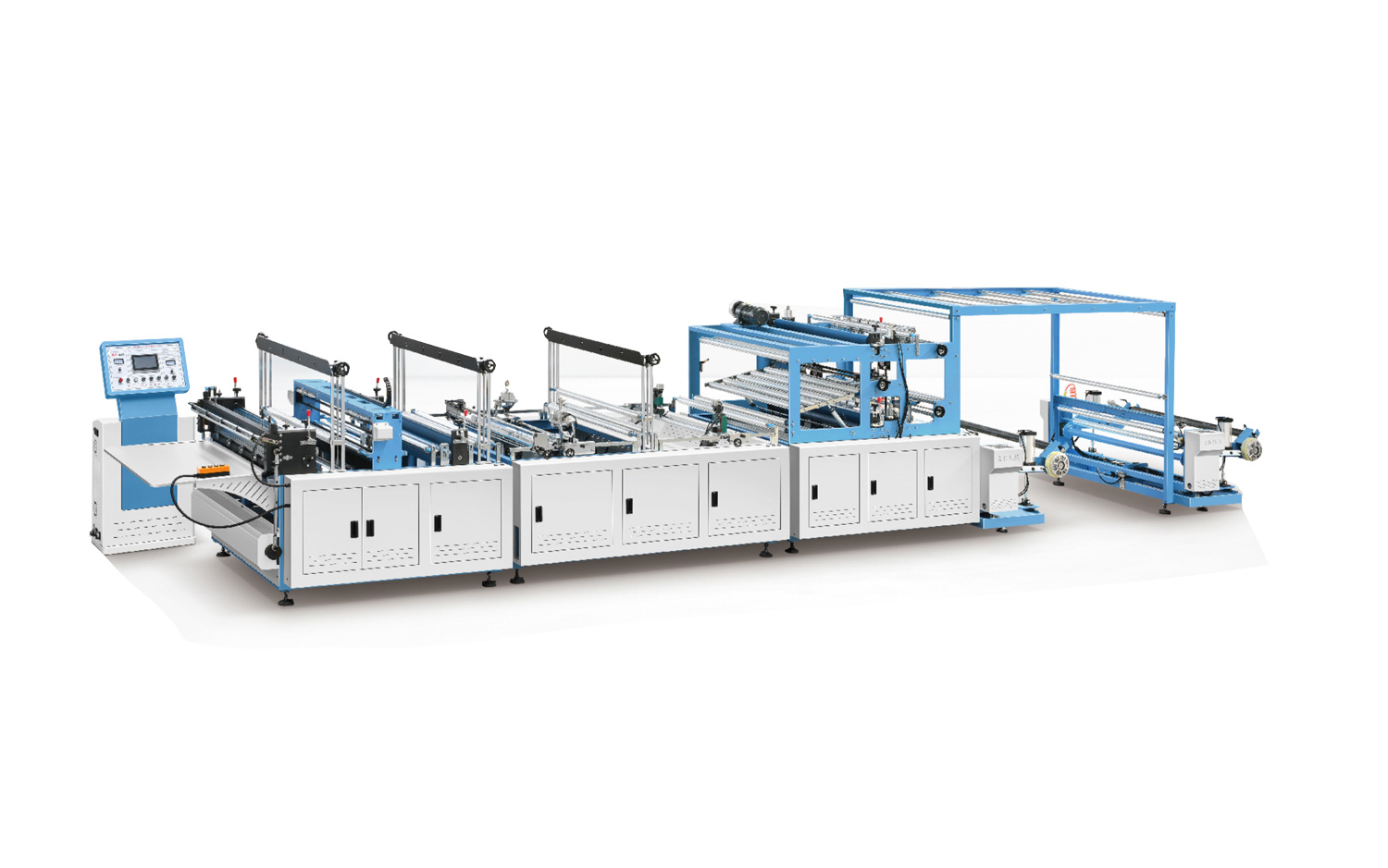 ZXL-1300雙放料無紡布制袋機(香蕉套袋、衛(wèi)浴潔具套袋、沙發(fā)套袋)